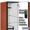 Salsbury Industries 2 Tier 'S' Designer Locker, 54"Wx76"Hx21"D, 6 Door, Cherry 18-27361CHE - alternate 5